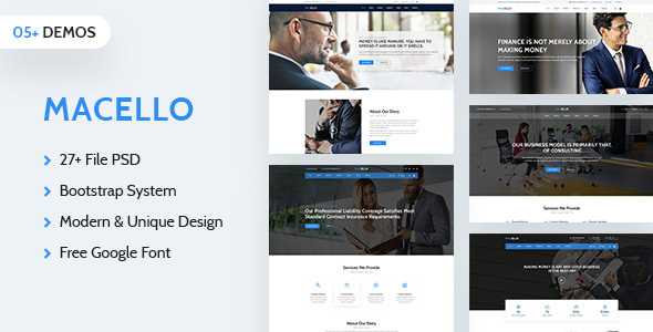 Macello - Business Psd Template