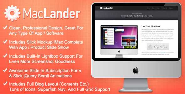 MacLander - Premium HTML App Site Template