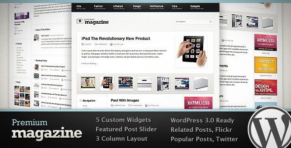 PREMIUM MAGAZINE WORDPRESS THEMEFOREST THEME
