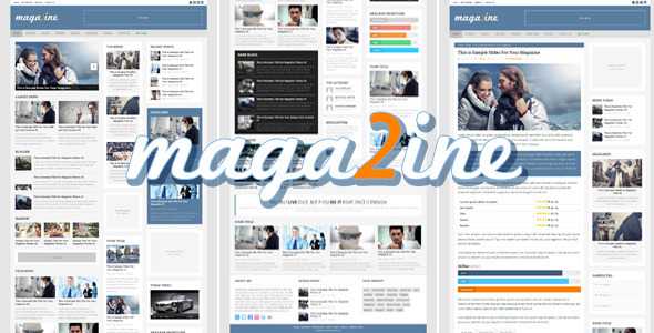 Magazine 2 - Responsive Magazine Newspaper Blog