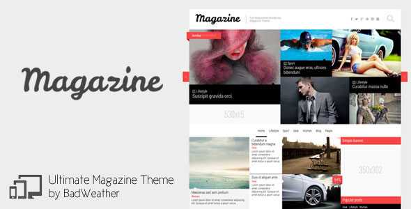 Magazine - Themeforest News / Blog / Review Theme