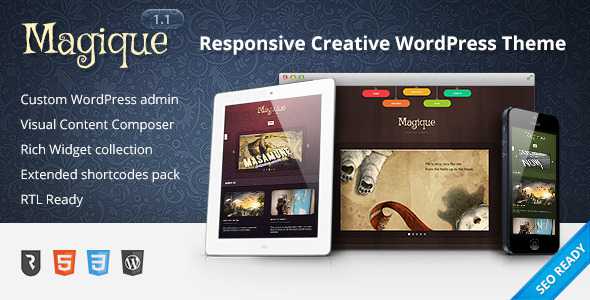 Magique - Themeforest Ultimate Creative WordPress Theme