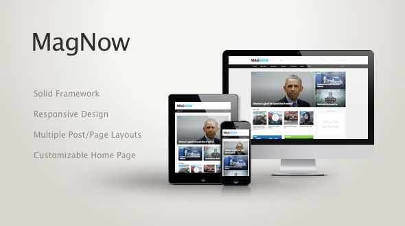 MagNow - Fully Customizable Magazine WordPress Theme