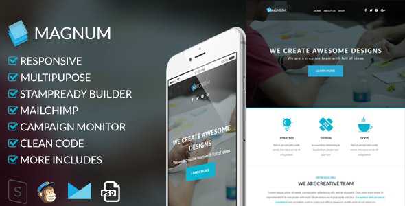 Magnum v1.0 - Responsive Email Template