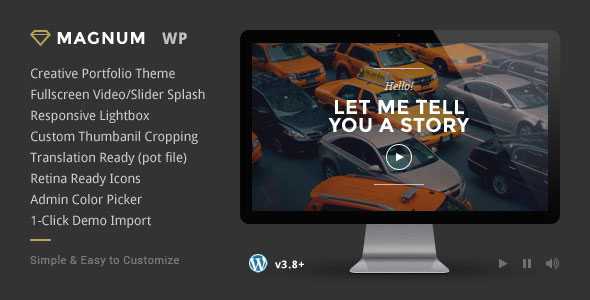 Magnum v1.1.3 - Creative Portfolio WordPress Theme