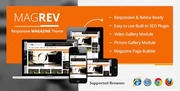 Magrev - Themeforest Magazine & News Wordpress Theme