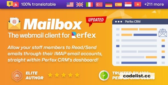 Mailbox v2.0.5 - Webmail based e-mail client module for Perfex CRM