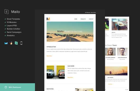 Mailo - Creativemarket Email Template + Builder
