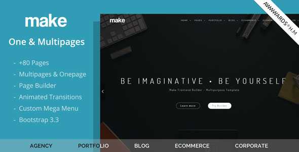 Make - Multipurpose One/Multipage Theme