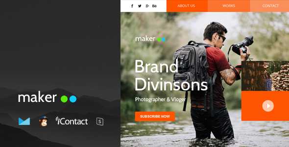 Maker Mail v1.0 - Responsive E-mail Template + Online Access