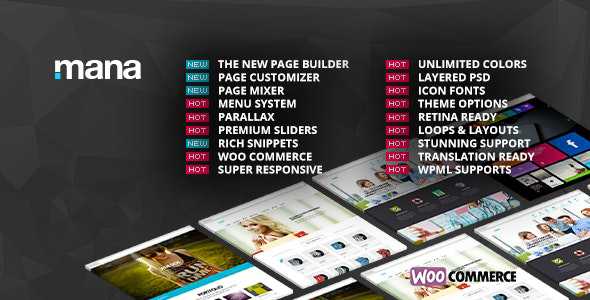 Mana v1.10 - Responsive Multi-Purpose Theme