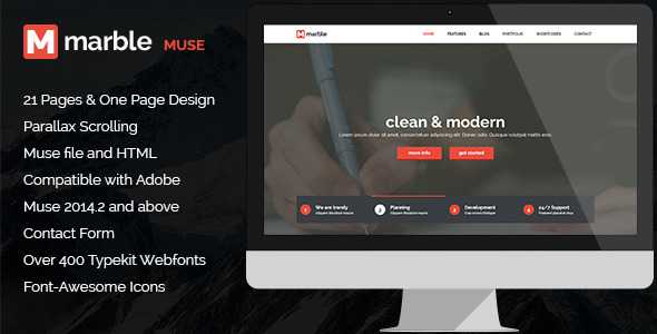 Marble - Multipurpose MUSE Template