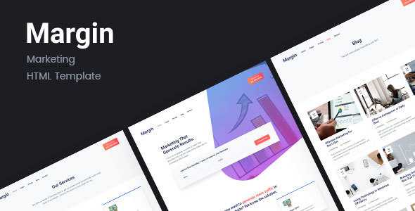 Margin v1.0.1 - Marketing HTML Template