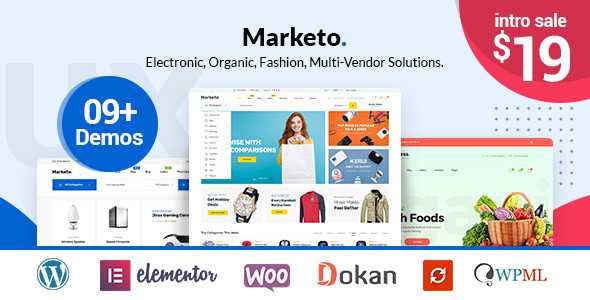Marketo v1.0.5 - ECommerce & Multivendor Theme