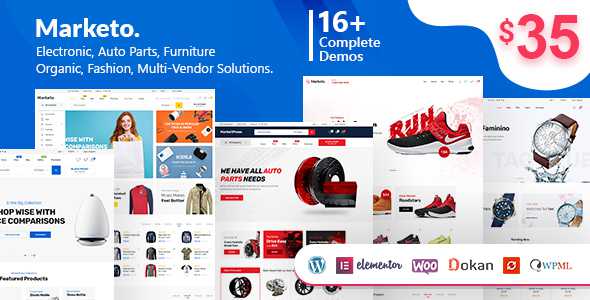 Marketo v1.9.1 - ECommerce & Multivendor Theme
