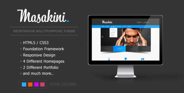 Masakini - Multi-purpose Responsive HTML Template