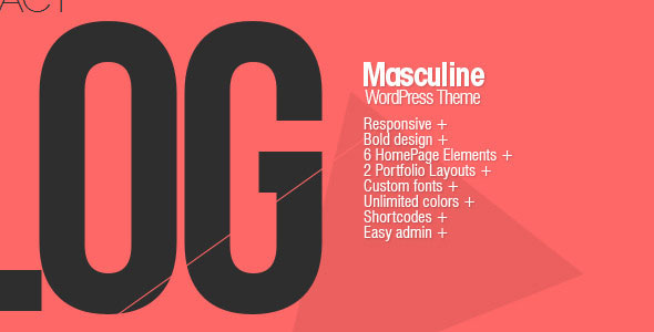MASCULINE - RESPONSIVE THEMEFOREST WORDPRESS THEME