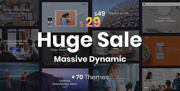 Massive Dynamic v7.3 - WordPress Website Builder