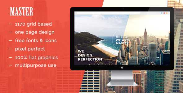 Master - Themeforest PSD Template