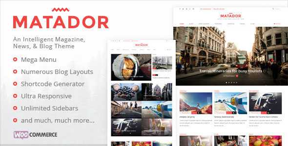 Matador - Responsive News, Blog, & Magazine Theme