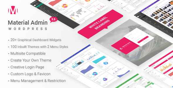Material v5.1 - White Label WordPress Admin Theme