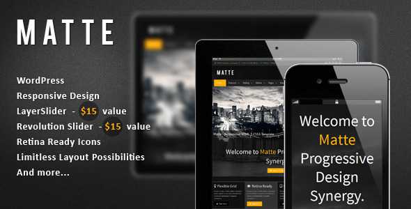 Matte - Themeforest Responsive WordPress Theme