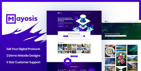 Mayosis v2.1.1 - Digital Marketplace WordPress Theme