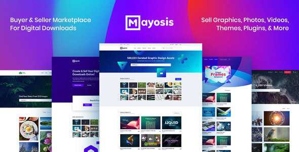 Mayosis v2.6.2 - Digital Marketplace WordPress Theme