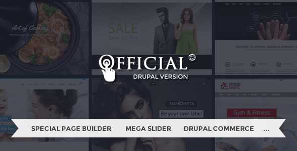 MD Official - Themeforest Multi-Purpose Drupal Theme