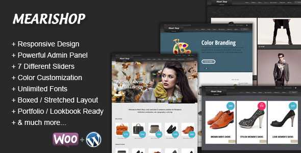 Mearishop - a Clean Responsive WP E-commerce Theme