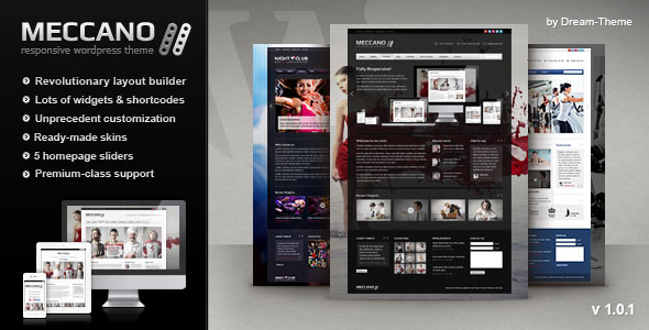 MECCANO – RESPONSIVE CORPORATE THEMEFOREST WP THEME