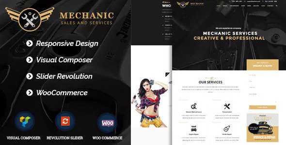 Mechanic v1.0.1 - Car Service & Workshop WordPress Theme