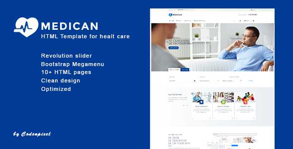 Medican - Health, Medical,Booking, Hospital Template