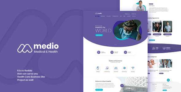 Medio v1.0 - Medical Organization WordPress Theme