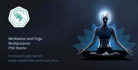 Meditation and Yoga | Multipurpose PSD Template