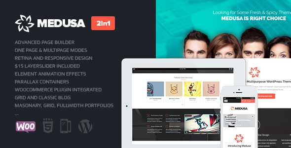 Medusa - Themeforest Responsive Multi-Purpose Theme