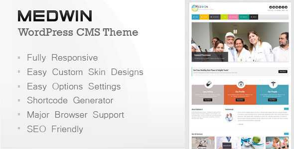 Medwin - Themeforest Responsive Medical WordPress Theme