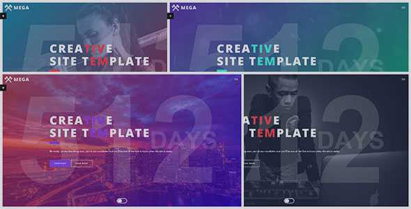 MEGA - Creative Coming Soon Template