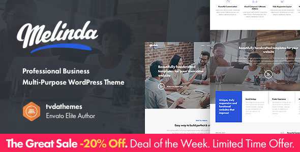 Melinda v1.1.1 - Professional Business Multi-Purpose Theme