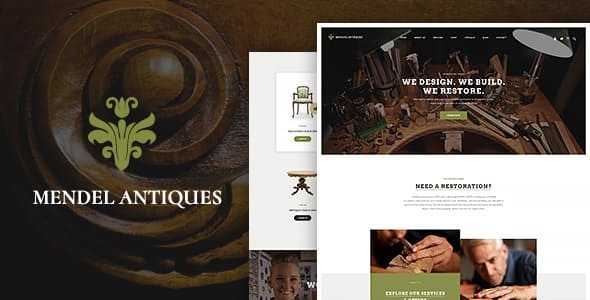 Mendel v1.1.2 - Furniture Design & Interior Restoration WordPress Theme