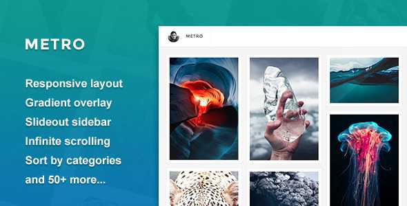 Metro - Responsive Tumblr Grid Theme