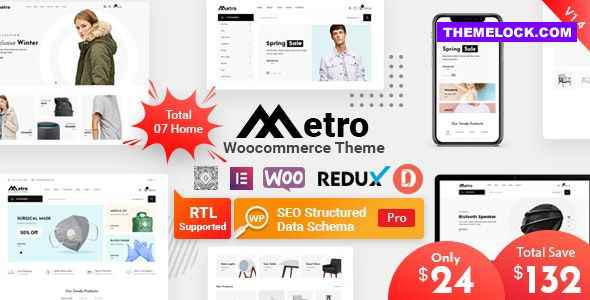 Metro v1.3 - Minimal WooCommerce WordPress Theme