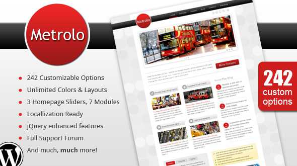 Metrolo – MojoThemes Powerful and Flexible WordPress Theme