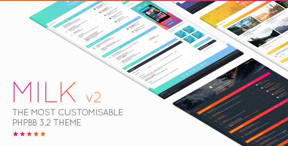 Milk - Multipurpose Responsive phpBB 3.2 Theme