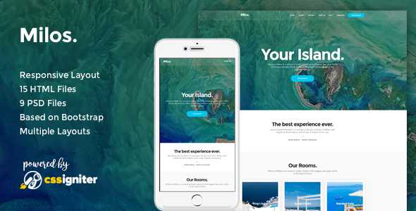 Milos - Responsive Hotel Template