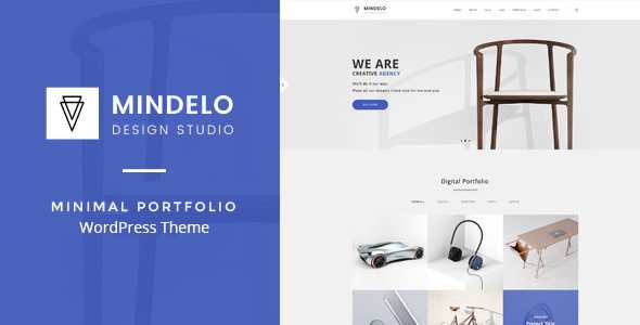 Mindelo v1.1 - Minimal Portfolio WordPress Theme