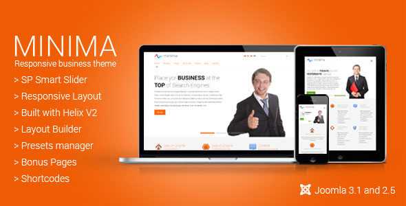 Minima – Responsive Joomla Business Template