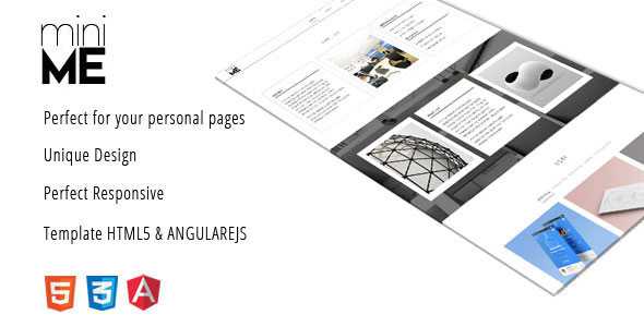 miniMe - Themeforest Clean & Responsive Template