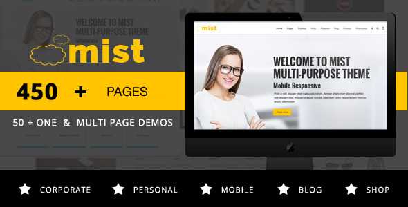 Mist - Multi-Purpose Responsive Joomla Template