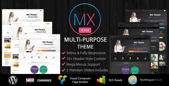 MX V4.14.4 - RESPONSIVE MULTI-PURPOSE WORDPRESS THEME